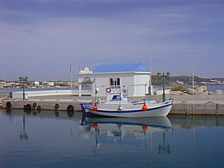 Faliraki Kapelle am Hafen
